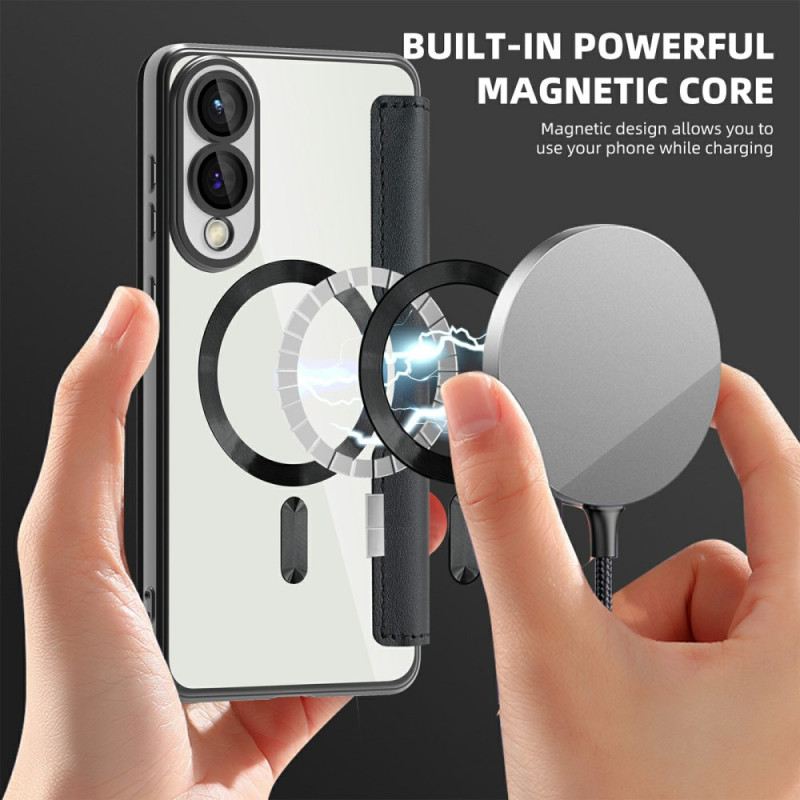 Fliptok Samsung Galaxy S25 5g Edge Magsafe Kompatibilis Rfid-blokkolással