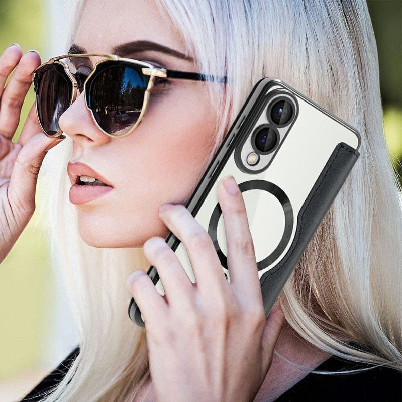 Fliptok Samsung Galaxy S25 5g Edge Magsafe Kompatibilis Rfid-blokkolással