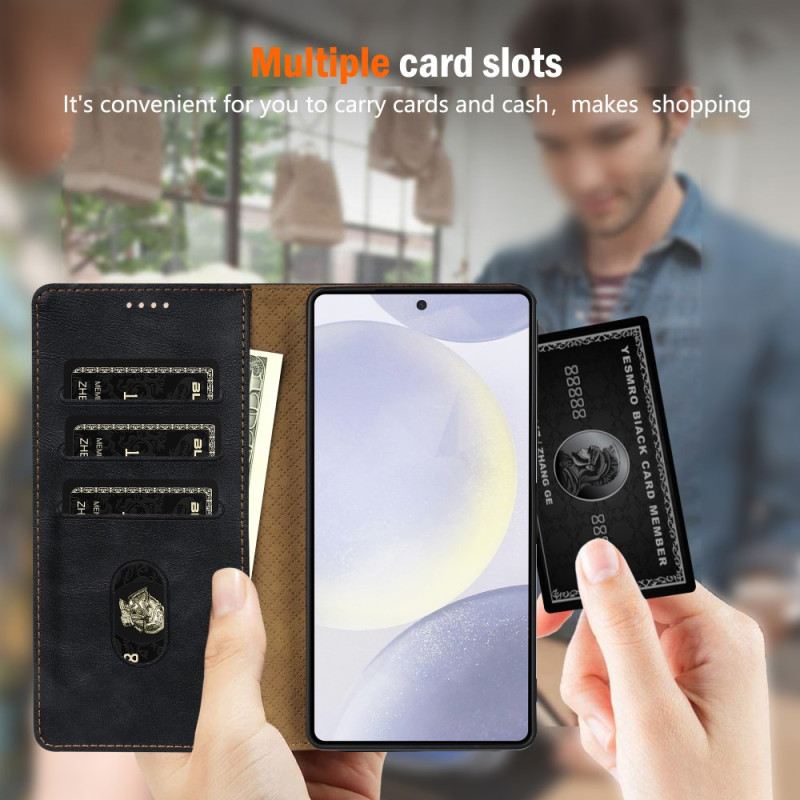 Fliptok Samsung Galaxy S25 5g Edge N.bekus Vintage Stílusú