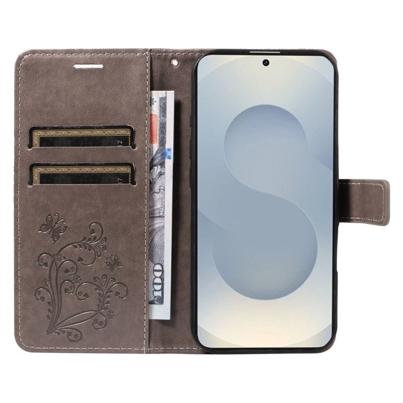 Fliptok Samsung Galaxy S25 5g Edge Óriás Pillangóminta