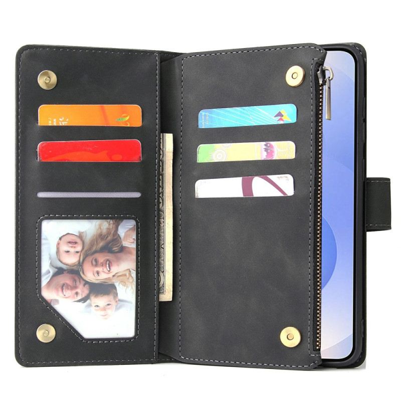 Fliptok Samsung Galaxy S25 5g Edge Velúrhatású Pénztárca