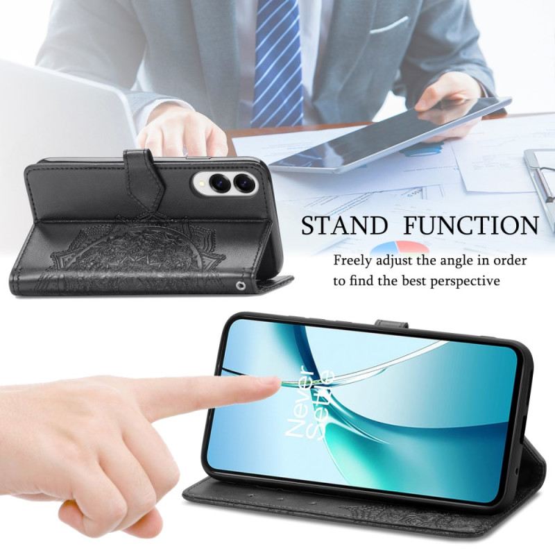 Kinyitható Bőrtok Samsung Galaxy S25 5g Edge Barokk Mandala