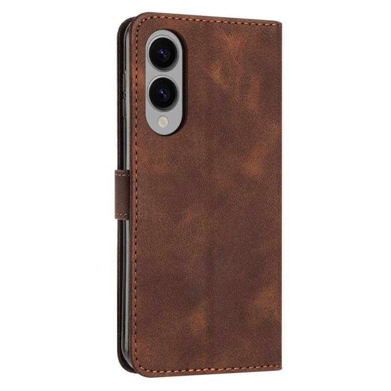 Kinyitható Bőrtok Samsung Galaxy S25 5g Edge Geometrikus Dizájn