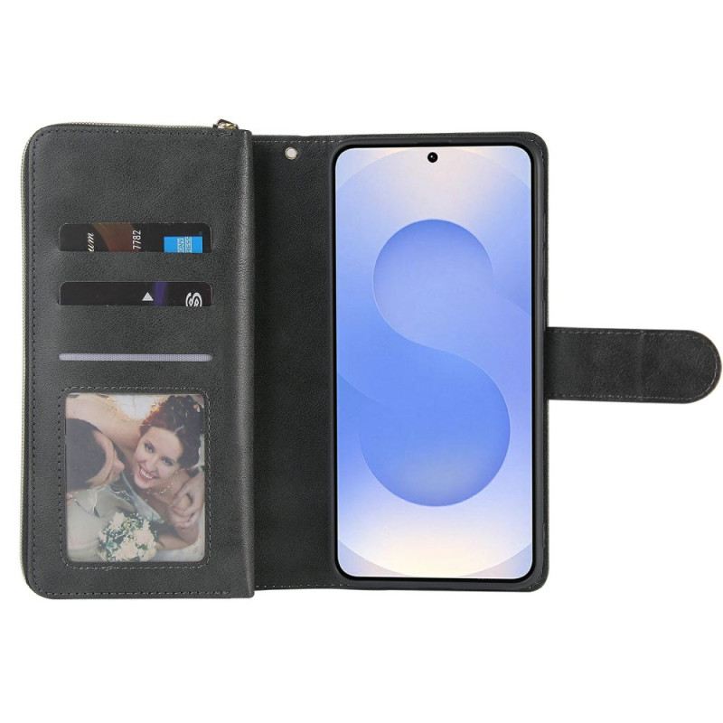Kinyitható Bőrtok Samsung Galaxy S25 5g Edge Pénztárca És Tasak