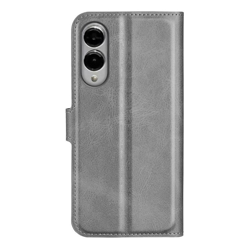 Kinyitható Tokok Samsung Galaxy S25 5g Edge Bőr Stílusú