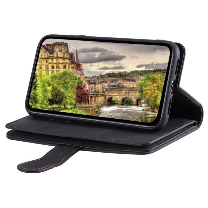 Kinyitható Tokok Samsung Galaxy S25 5g Edge Cipzár Pénztárca