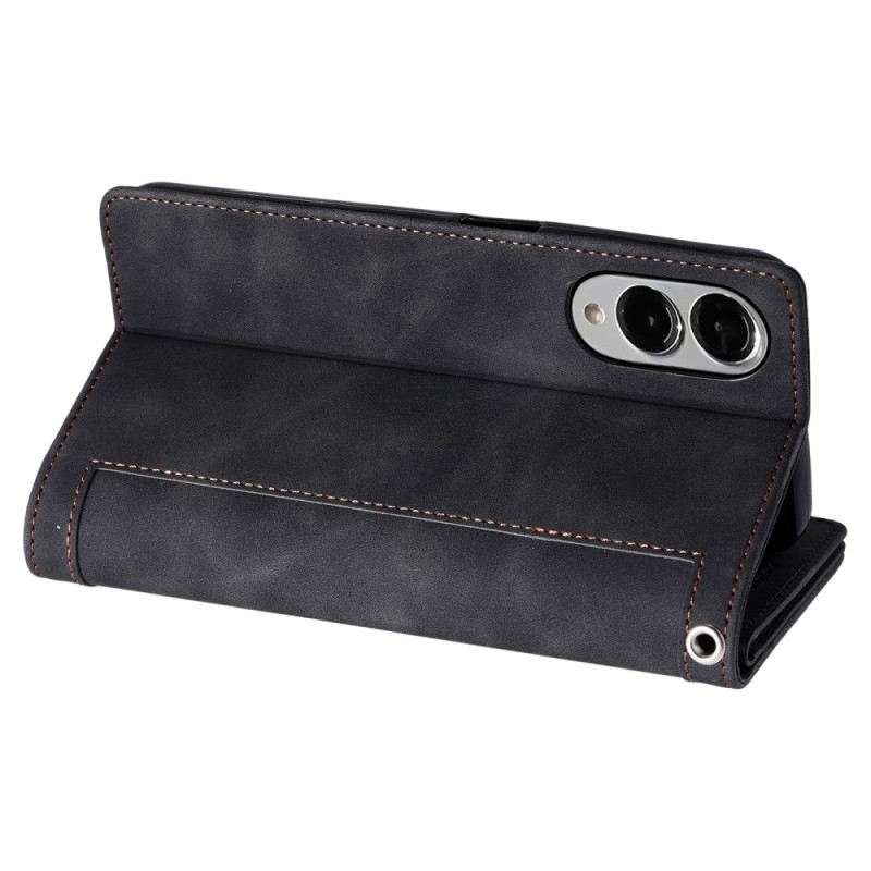 Kinyitható Tokok Samsung Galaxy S25 5g Edge Cipzár Pénztárca