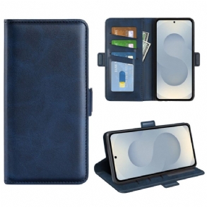 Kinyitható Tokok Samsung Galaxy S25 5g Edge Dupla Mágneses Csat