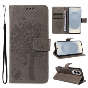 Kinyitható Tokok Samsung Galaxy S25 5g Edge Fa És Macska