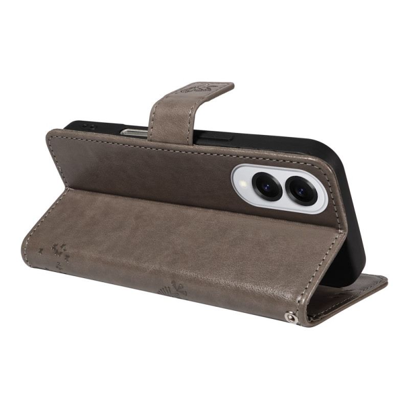 Kinyitható Tokok Samsung Galaxy S25 5g Edge Fa És Macska