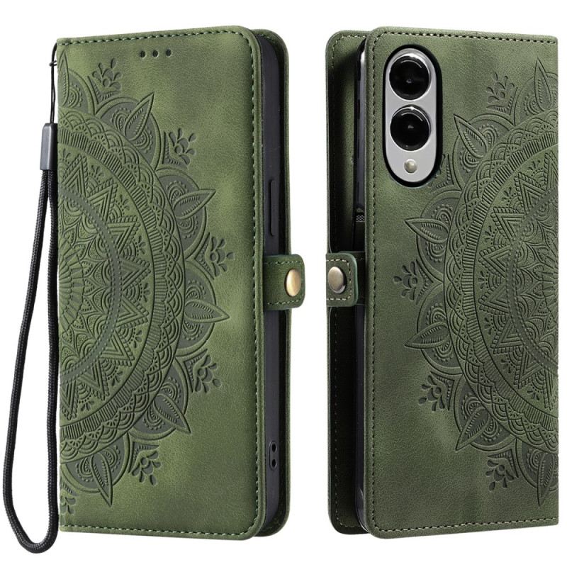 Kinyitható Tokok Samsung Galaxy S25 5g Edge Mandala Velúr Hatású