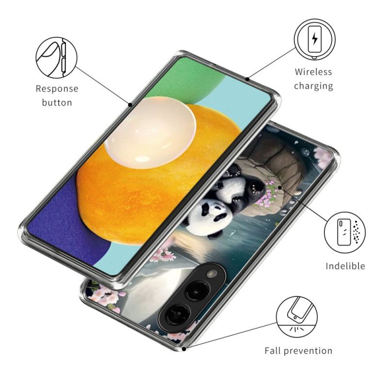 Mobiltelefon Tokok Samsung Galaxy S25 5g Edge Aranyos Panda