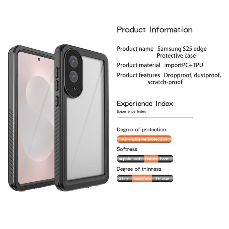 Mobiltelefon Tokok Samsung Galaxy S25 5g Edge Vízálló És Ütésálló Redpepper