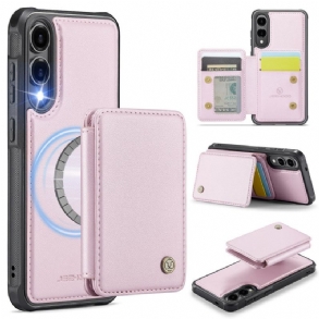 Telefontok Samsung Galaxy S25 5g Edge Levehető Jeehood Mágneskártya-tartó