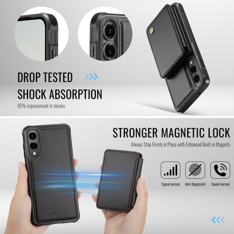 Telefontok Samsung Galaxy S25 5g Edge Levehető Jeehood Mágneskártya-tartó