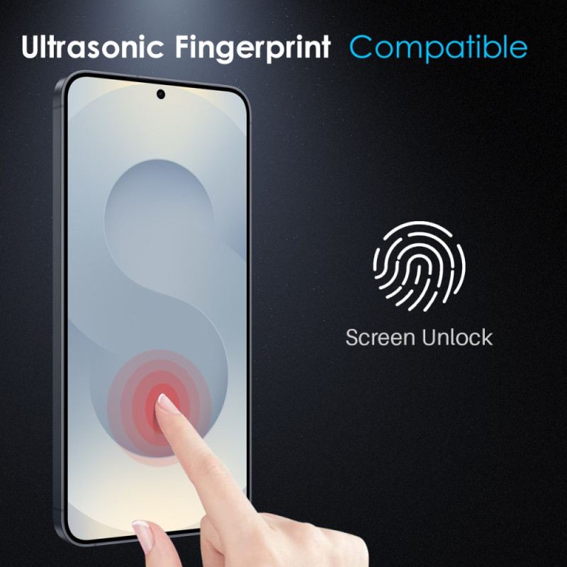 Teljes Lefedettségű Edzett Üveg Képernyővédő Fólia Samsung Galaxy S25 Edge-hez