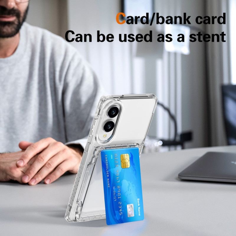 Tok Samsung Galaxy S25 5g Edge Átlátszó És Kártyatartó