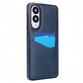 Tok Samsung Galaxy S25 5g Edge Bőrhatású Kártyával Tartó