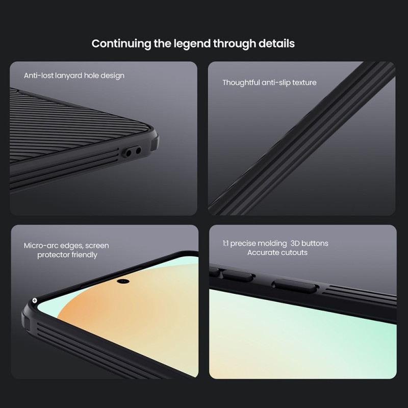 Tok Samsung Galaxy S25 5g Edge Camshield Pro Csúszó Kamerafedéllel Nillkin