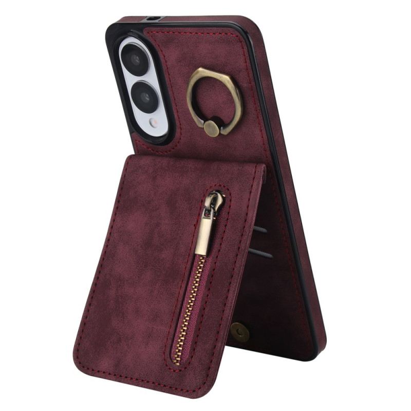 Tok Samsung Galaxy S25 5g Edge Cipzáras Pénztárca Rfid Technológiával