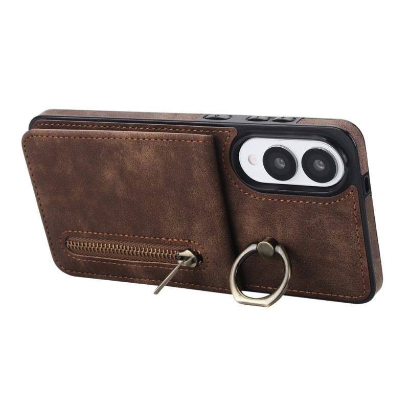 Tok Samsung Galaxy S25 5g Edge Cipzáras Pénztárca Rfid Technológiával