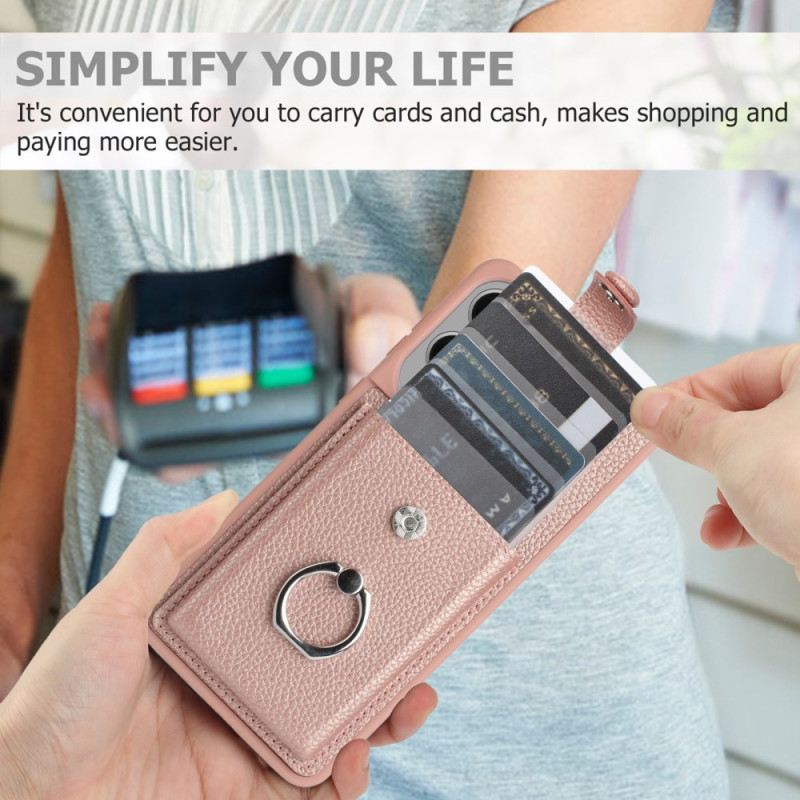 Tok Samsung Galaxy S25 5g Edge Gyűrűtartó És Kártyatartó