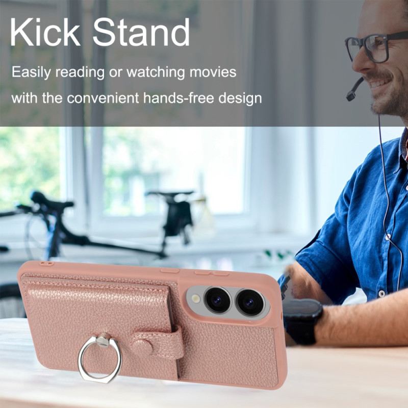 Tok Samsung Galaxy S25 5g Edge Gyűrűtartó És Kártyatartó