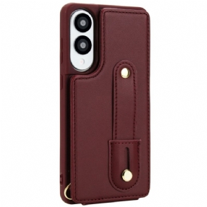 Tok Samsung Galaxy S25 5g Edge Kártyatartó Pánttal És Vállpánttal