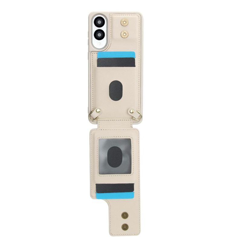 Tok Samsung Galaxy S25 5g Edge Kártyatartó Pánttal És Vállpánttal