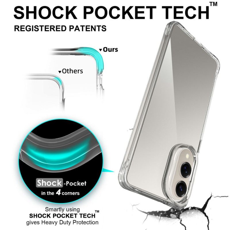 Tok Samsung Galaxy S25 5g Edge Megerősített Átlátszó