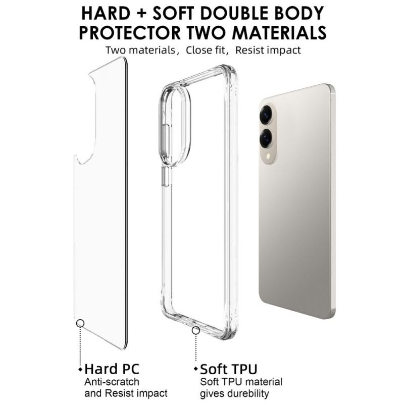 Tok Samsung Galaxy S25 5g Edge Megerősített Átlátszó