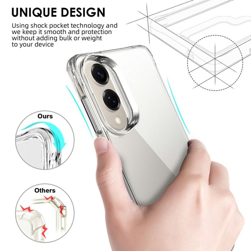 Tok Samsung Galaxy S25 5g Edge Megerősített Átlátszó