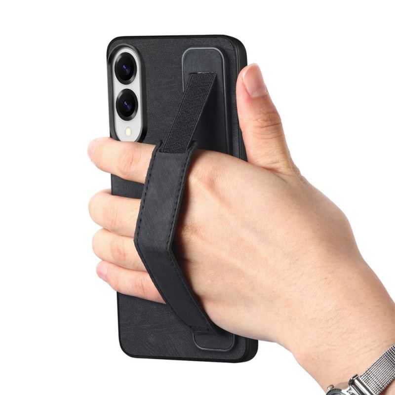 Tok Samsung Galaxy S25 5g Edge Retro Stílusú Állványpánttal