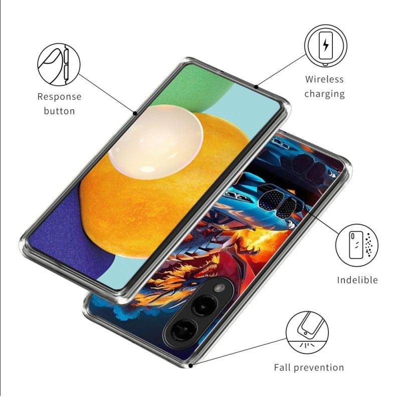 Tok Samsung Galaxy S25 5g Edge Sárkány Sportautó