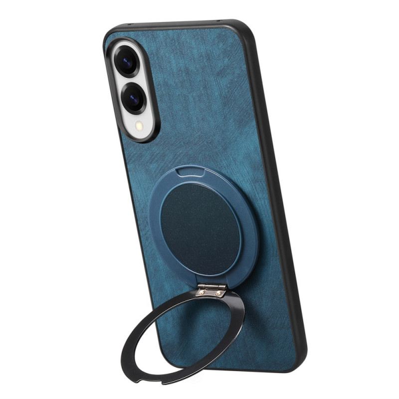 Tok Samsung Galaxy S25 5g Edge Velúr Hatású -ban Forgó Állvánnyal