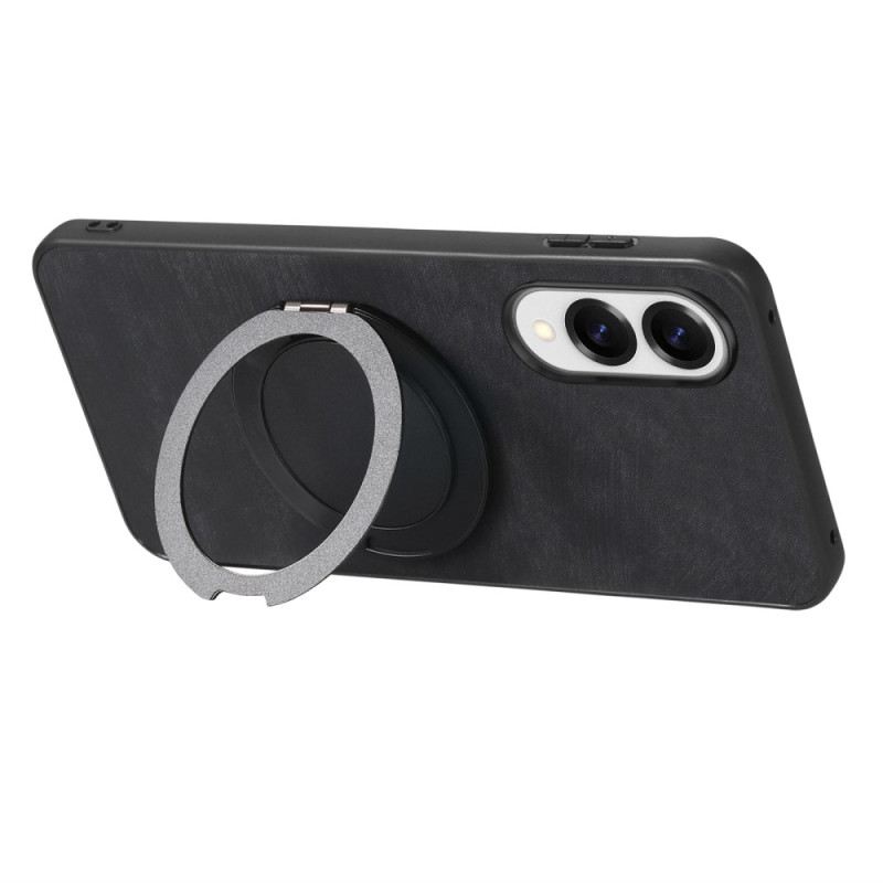 Tok Samsung Galaxy S25 5g Edge Velúr Hatású -ban Forgó Állvánnyal