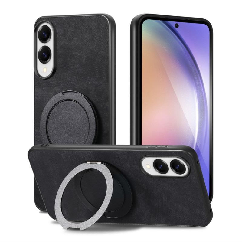 Tok Samsung Galaxy S25 5g Edge Velúr Hatású -ban Forgó Állvánnyal