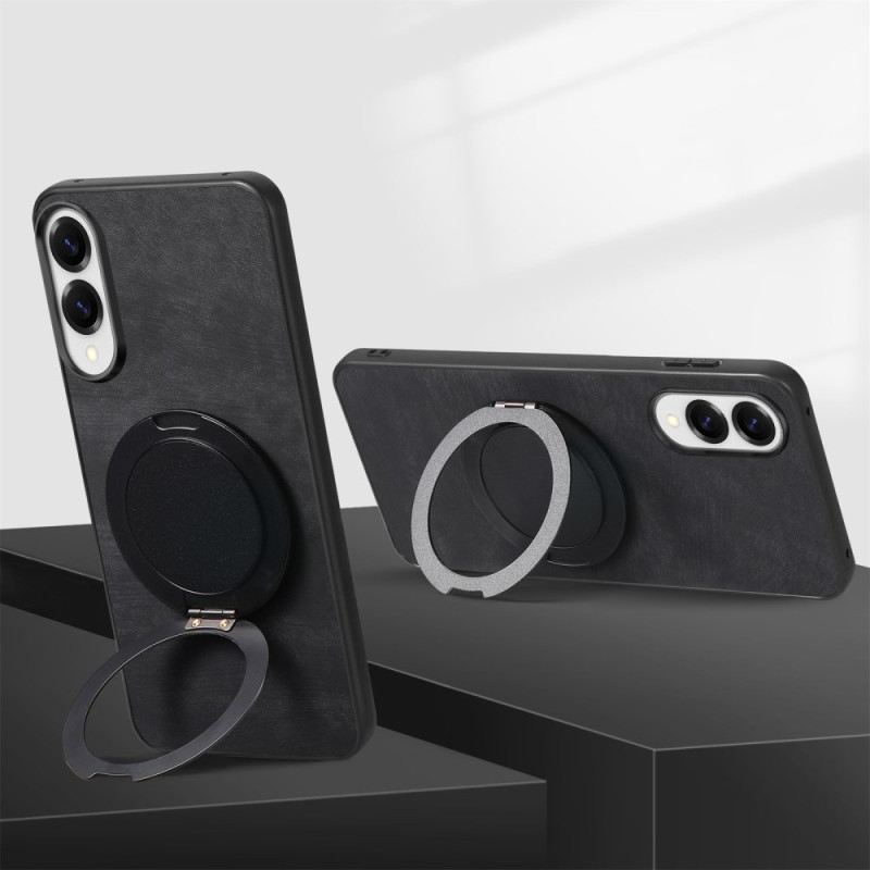 Tok Samsung Galaxy S25 5g Edge Velúr Hatású -ban Forgó Állvánnyal