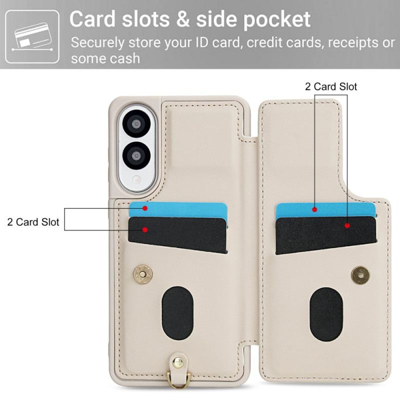 Tok Samsung Galaxy S25 5g Edge Virágos Nyakpántos Kártyatartó