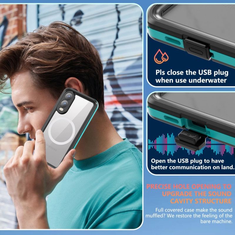 Tok Samsung Galaxy S25 5g Edge Vízálló Magsafe Kompatibilis Redpepper