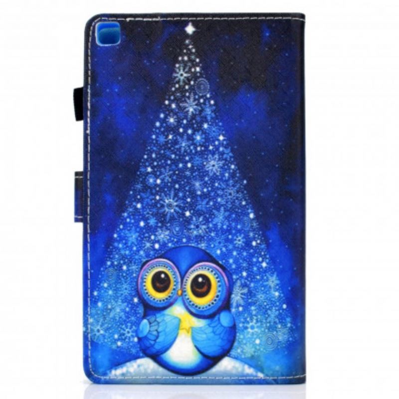 Fliptok / Bőrtok Samsung Galaxy Tab A7 (2020) Bagoly