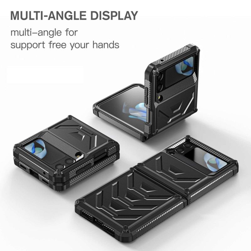 Fliptok Samsung Galaxy Z Flip 4 Bőrtok Szuper Ellenálló