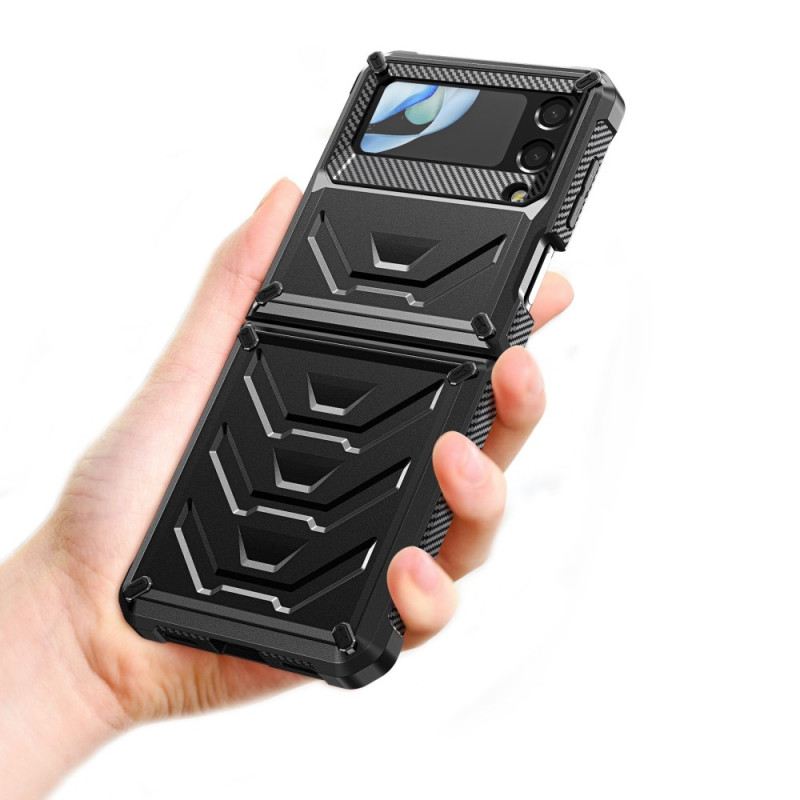 Fliptok Samsung Galaxy Z Flip 4 Bőrtok Szuper Ellenálló