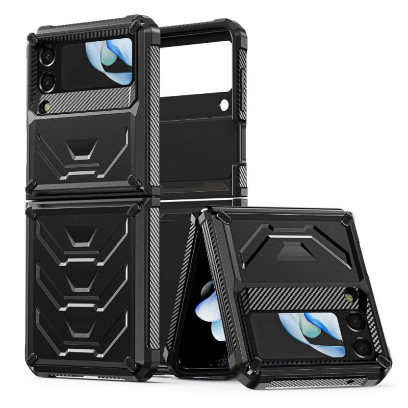 Fliptok Samsung Galaxy Z Flip 4 Bőrtok Szuper Ellenálló