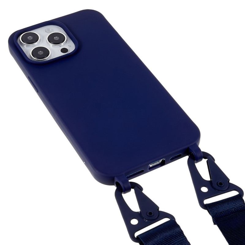 Mobiltelefon Tokok iPhone 16 Pro Max Állítható Kábel