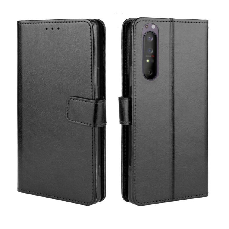 Fliptok / Bőrtok Sony Xperia 1 II Ragyogó Műbőr