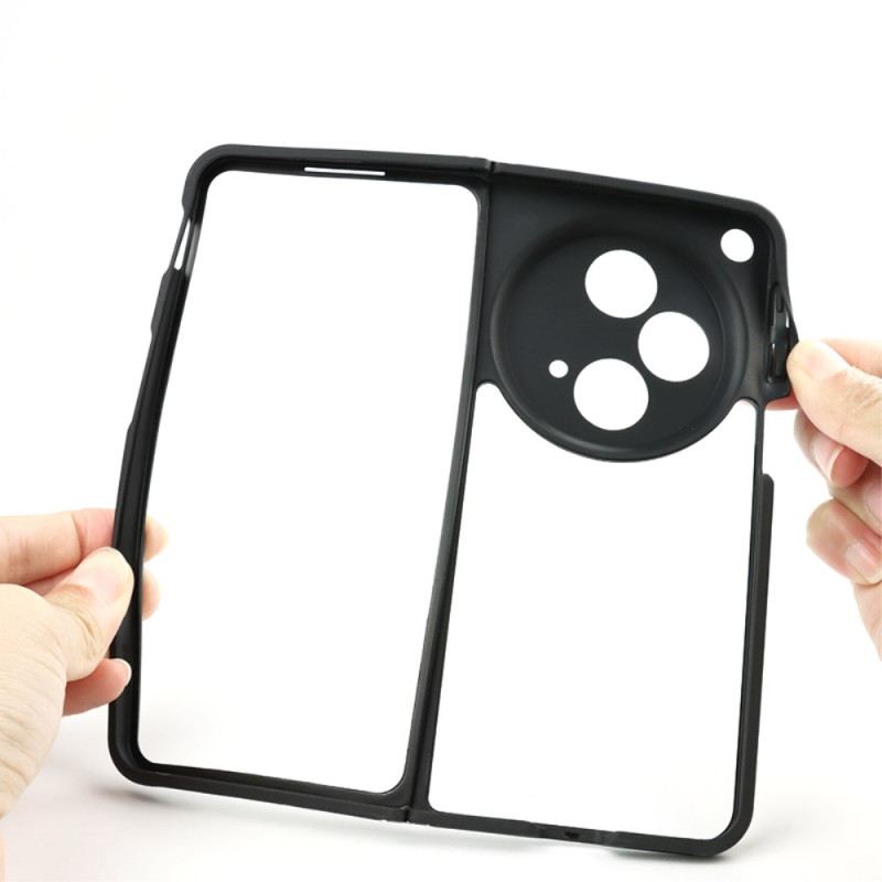 Tok Oppo Find N3 Átlátszó Fekete Szegéllyel