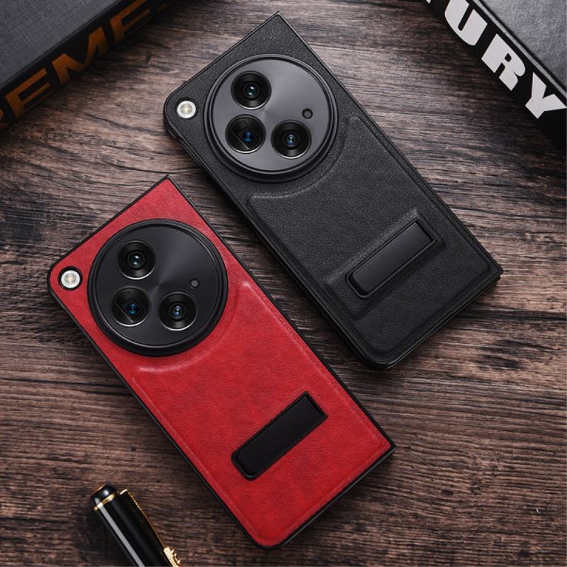 Tok Oppo Find N3 Műbőr Állvánnyal