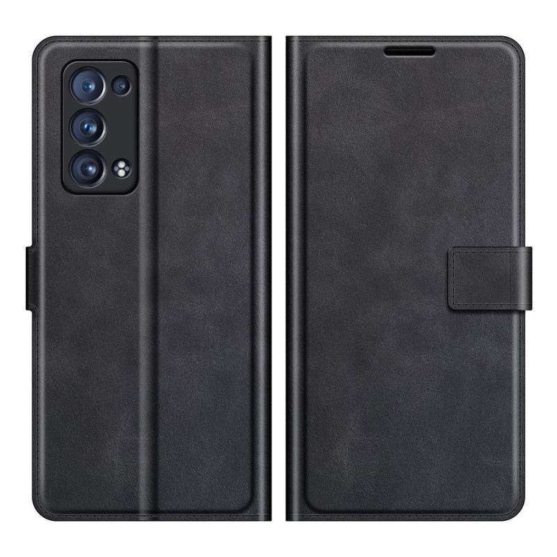 Fliptok / Bőrtok Oppo Reno 6 Pro 5G Skin-touch Puhaság