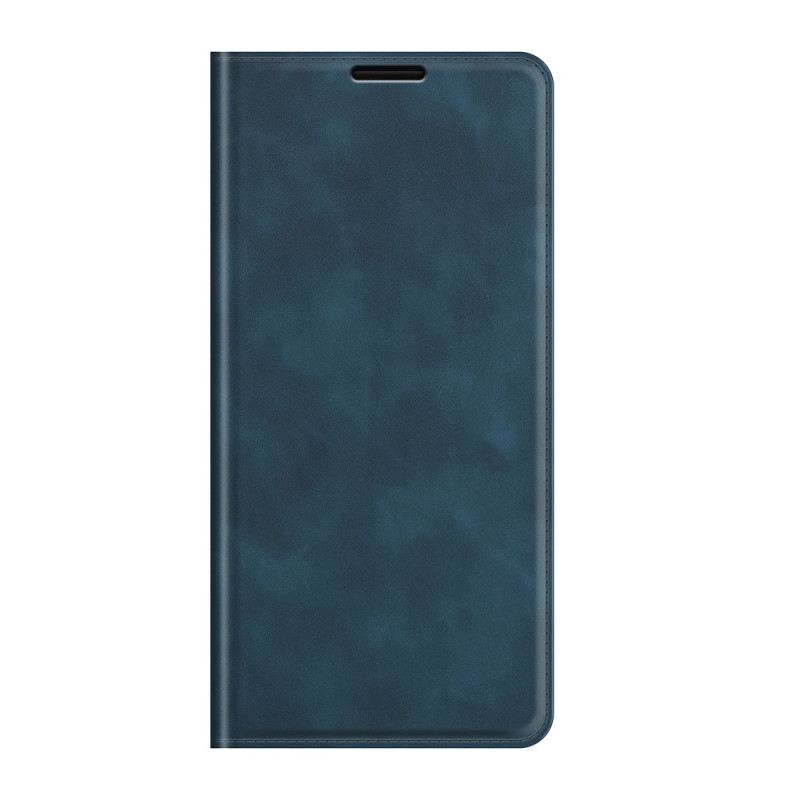 Fliptok Oppo Reno 6 Pro 5G Bőrtok Skin-touch Puhaság